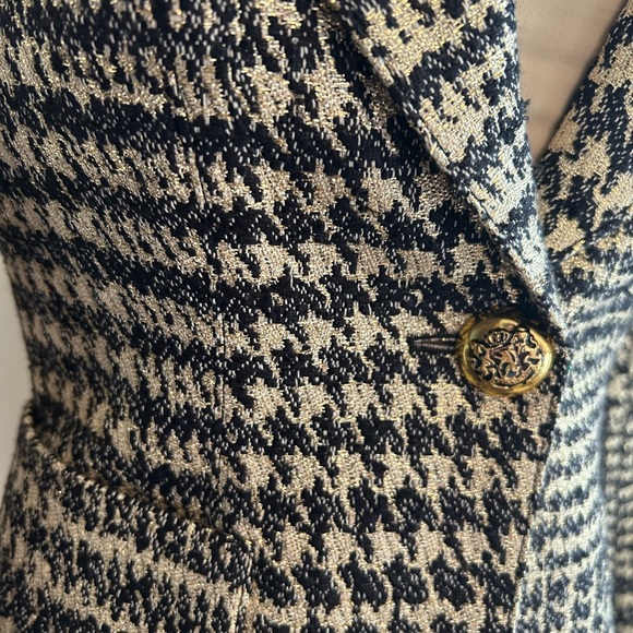 SOLD Smythe Hutton Blazer 2 duchess gold black lurex - Picture 6 of 16